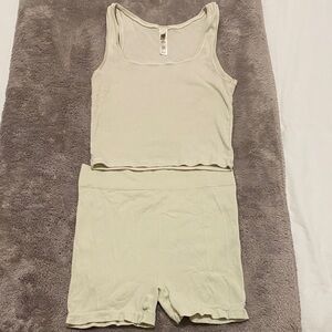 SKIMS ribbed pj set